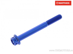 Καπάκι εξάγωνου Pro Bolt M6 x 1.00 x 55 mm αλουμινίου Racing μπλε - JM