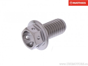 Καπάκι εξαγώνου βίδας Pro Bolt M8 x 1.25 x 15 mm titan Racing - JM