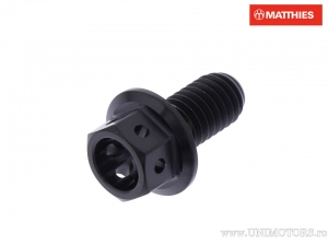 Καπάκι εξαγώνου βίδα Pro Bolt M6 x 1.00 x 12 χιλ. τιτάνιο αγώνα μαύρο - JM