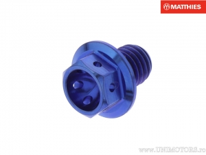Καπάκι εξαγώνου Pro Bolt M8 x 1.25 x 10 mm τιτάνιο Racing μπλε - JM