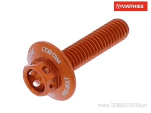 Καπάκι με εξάγωνο βίδα Pro Bolt M6 x 1.00 x 25 mm αλουμινίου Racing πορτοκαλί - JM