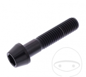 Κονικό βίδα Pro Bolt M10 x 1.50 x 45 mm από ανοξείδωτο ατσάλι A4 μαύρο - JM