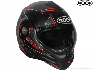 Κράνος μοτοσικλέτας Roof Desmo Storm Matt Black-Titan-Red (μαύρο-τιτάνιο-κόκκινο ματ) - 
