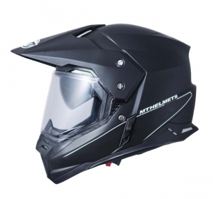 Κράνος off-road μοτοσικλέτας MT Synchrony Duo Sport μαύρο ματ με ζελατίνα (ενσωματω�