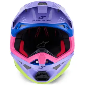 Κράνος Supertech M10 Jett Lawrence R01 - Ροζ, Μωβ, Φθοριστικό Κίτρινο - Ενήλικας - 2XL - 01