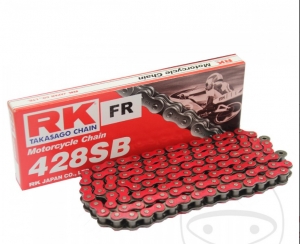 Κόκκινη αλυσίδα τυπικού μεγέθους RK RT428SB/116 - Honda CR 80 RB 19 ίντσες ('96-'02) / Honda 