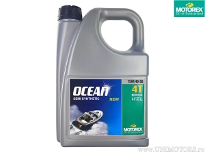 Λάδι μοτοσικλέτας Motorex OCEAN - ημισυνθετικό 15W40-50 4T 4L - Motorex
