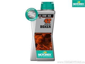 Λάδι Motorex BOXER - ημισυνθετικό 5W40 4T 1L - Motorex
