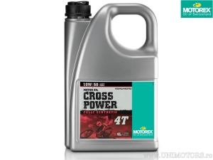 Λάδι Motorex CROSS POWER - 100% συνθετικό 10W50 4Τ 4L - Motorex