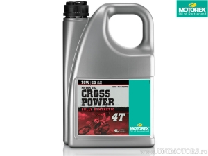 Λάδι Motorex CROSS POWER - 100% συνθετικό 10W60 4T 4L - Motorex