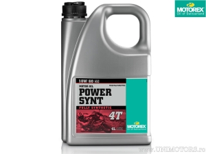 Λάδι Motorex POWER SYNT - 100% συνθετικό 10W60 4T 4L - Motorex