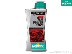 Λάδι Motorex POWER SYNT - 100% συνθετικό 5W40 4T 1L - Motorex