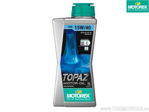 Λάδι Motorex TOPAZ - ημισυνθετικό 15W40 4T 1L - Motorex