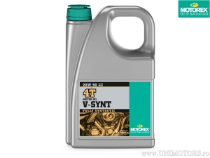 Λάδι Motorex V-SYNT - 100% συνθετικό 20W50 4T 4L - Motorex