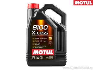 Λάδι Motul 8100 X-CESS - 100% συνθετικό 5W40 4T 4L - Motul