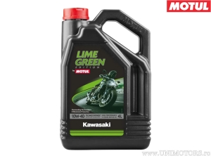 Λάδι Motul KAWASAKI LIME GREEN - ημισυνθετικό 10W40 4T 4L