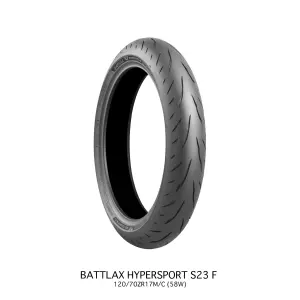 Λάστιχο (καουτσούκ) Bridgestone Battlax Hypersport S23 120/70 ZR17 58W TL - Bridgestone