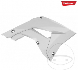 Λευκή κάλυψη ψυγείου Polisport - Honda CR 125 R ('02-'07) / Honda CR 250 R ('02-'07) - JM