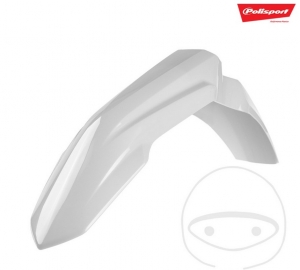 Λευκή μπροστινή προφυλακτήρας Polisport - Honda CRF 450 R ('21) - JM