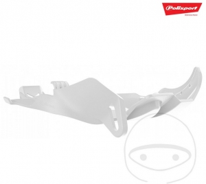 Λευκή πλαστική προστασία κινητήρα Polisport - Husqvarna TC 250 2T ('14-'16) / KTM SX 250 ('06-'16)