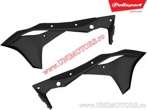 Μαύρη κάλυψη ψυγείου - Kawasaki KX 250 F 4T ('17-'19) - Polisport
