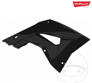 Μαύρη κάλυψη ψυγείου Polisport - Honda CR 125 R ('02-'07) / Honda CR 250 R ('02-'07) - JM
