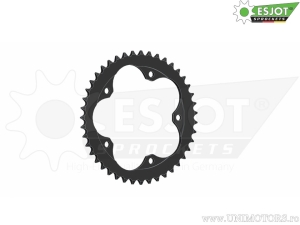 Μαύρος πίσω πίνακας Esjot - 43 δόντια (βήμα 525) - MV Agusta Brutale 1090 R ABS - RR - RR ABS - RR Co