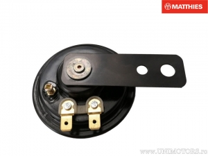 Μαύρο/κόκκινο κλάκσον 12V (συνεχές ρεύμα) Δ: 71mm - JM