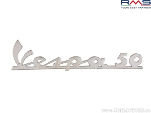 Μονόγραμμα "Vespa 50" μπροστινό - Vespa 50 L (V5A1T) ('66-'70) / 50 R (V5A1T) ('68-'83) 2T AC 50cc - RMS