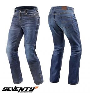 Μοτοτσάκι παντελόνια γυναικεία Seventy μοντέλο SD-PJ4 τύπου Regular fit χρώμα μπ�