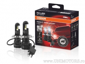 Μπεκ H4 P43t Night Breaker LED 12V 27/23W σετ 2τμ - Osram