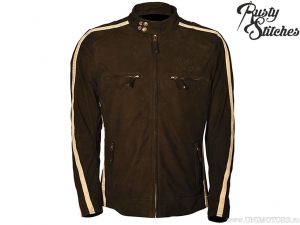 Μπουφάν μοτοσικλέτας Rusty Stitches Billy Nubuck Brown (καφέ) - Rusty Stitches