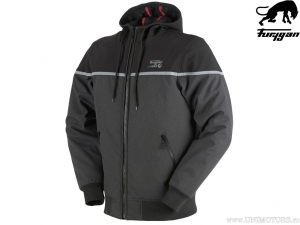 Μπουφάν μοτοσυκλέτας με κουκούλα Furygan Sektor Black-Grey (μαύρο-γκρι) - Furygan