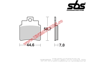 Μπροστινά μαξιλάρια φρένων - SBS 171HF (κεραμικά) - (SBS)