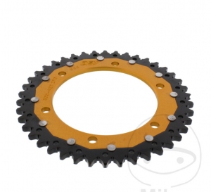 Πίνακας πίσω διπλός ZF - 42 δόντια (βήμα 525) - Honda XL 600 V Transalp - Ροδέλα με λεπτ�