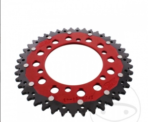 Πίνακας πίσω ZF Dual - 43 δόντια (βήμα 520) - Kawasaki EL 250 B / EL 250 D / EL 250 E / EL 252 F / ER 500 A