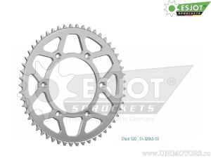 Πίσω γρανάζι Esjot ασημί - 53 δόντια (βήμα 520) - KTM EGS 125 - 200 - 400 LC4 / EGS-E 400 LC4 / Enduro