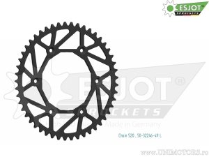 Πίσω γρανάζι Esjot μαύρο - 49 δόντια (βήμα 520) - Beta RR 250 2T Enduro Oilmix - 2T Racing / RR 300 2T