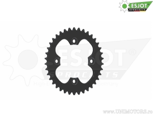 Πίσω πίνακας Esjot μαύρος - 38 δόντια (βήμα 520) - CAN-AM DS 450 - X International - X-mx - X-mx Inte