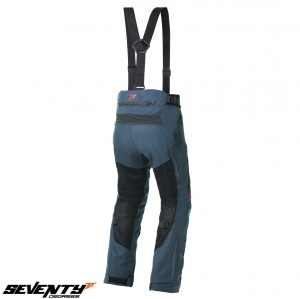 Παντελόνια μοτοσικλέτας Touring unisex Seventy vara μοντέλο SD-PT22 χρώμα: μπλε - Μπλε