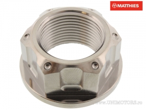 Παξιμάδι άξονα M24 x 1,50 χιλ. τιτάνιο γκρι - BMW HP4 1000 ABS / HP4 1000 Competition ABS / Suzuki GS