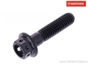 Παξιμάδι με καπάκι Pro Bolt M6 x 1.00 x 25 mm αλουμινίου μαύρο για αγωνιστικά μοτ