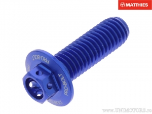 Παξινάκι καπάκι Pro Bolt M8 x 1.25 x 25 mm αλουμινίου αγώνων μπλε - JM