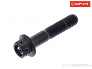 Πεντάλοβο βίδα Pro Bolt M6 x 1.00 x 30 mm τιτάνιο μαύρο αγώνων - JM