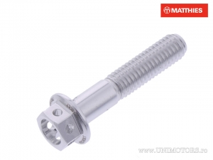 Περικλείδιο κεφαλής Pro Bolt M5 x 0.80 x 25 mm αλουμινίου ασημί για αγωνιστικές �