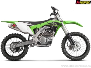 Πλήρες σύστημα εξάτμισης Evolution Line - KAWASAKI KX 250 ('21-'24) / KX 250 F ('17-'20) - Akrapovič