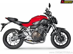 Πλήρες σύστημα εξάτμισης Racing Line - YAMAHA FZ-07 700 ('15-'16) / MT-07 ('14-'16) (E-Mark) - Akrapovič