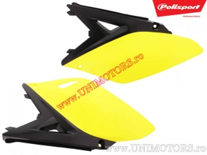 Πλαϊνά καλύμματα κίτρινα-μαύρα - Suzuki RM-Z 250 ('10-'18) - Polisport