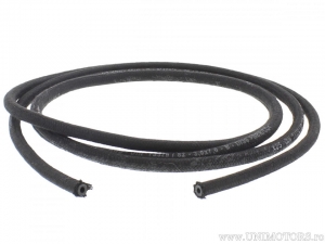 Πλεγμένο σωλήνα τροφοδοσίας καυσίμου 3.0x7.0mm μήκος 2μ χρώμα μαύρο - Dresselha