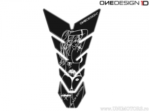 Προστασία δεξαμενής 'Black Edition' 230 x 134 χιλ. μαύρο - OneDesign Bike